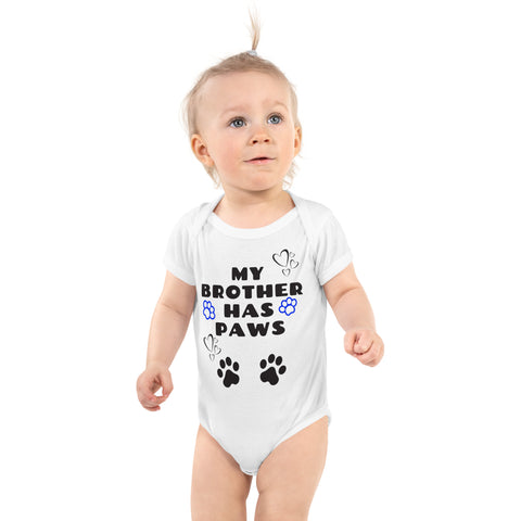 My Brother Has Paws | Infant Bodysuit